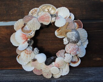 Handmade Seashell Wreath