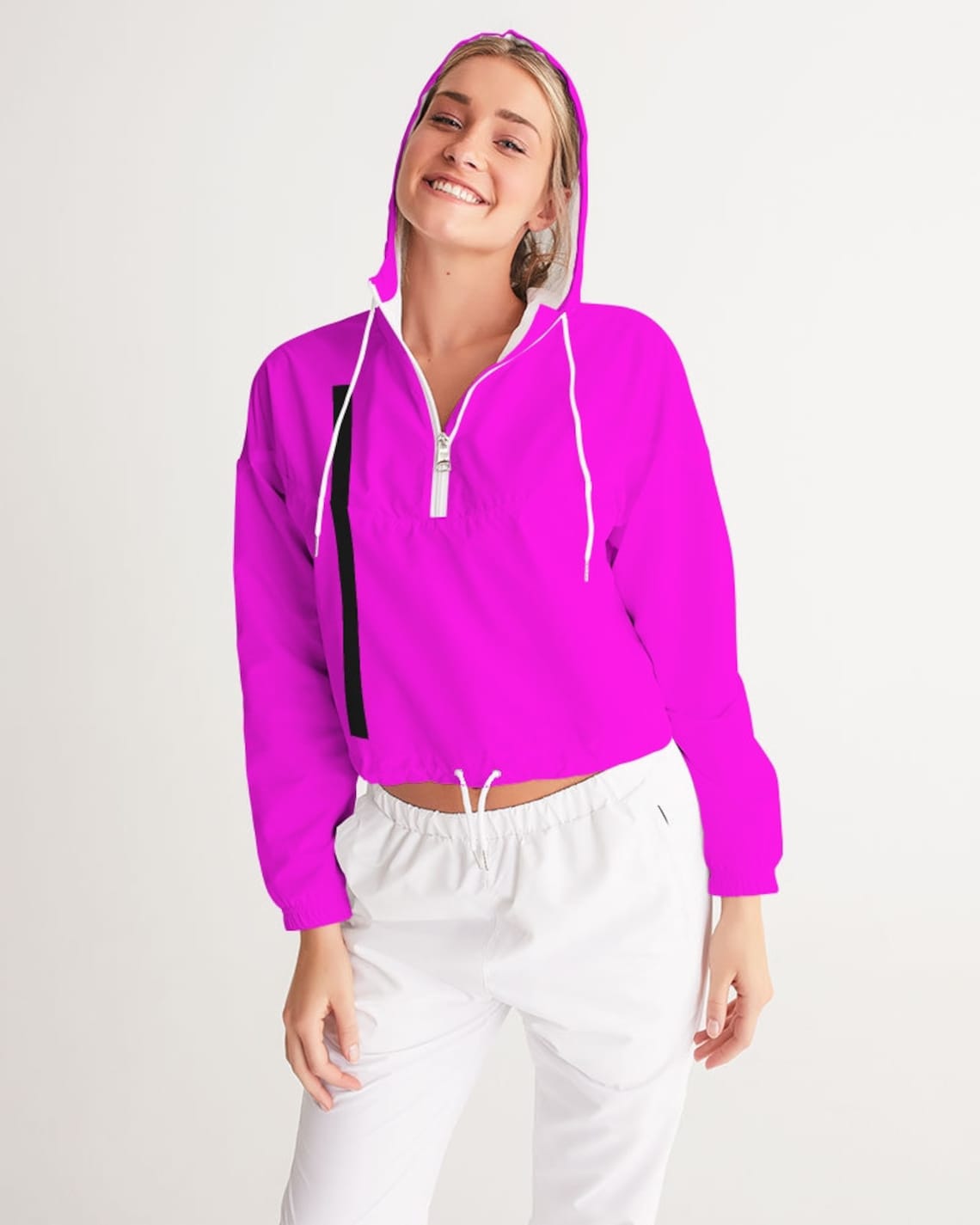 Pink neon hoodie Clearance