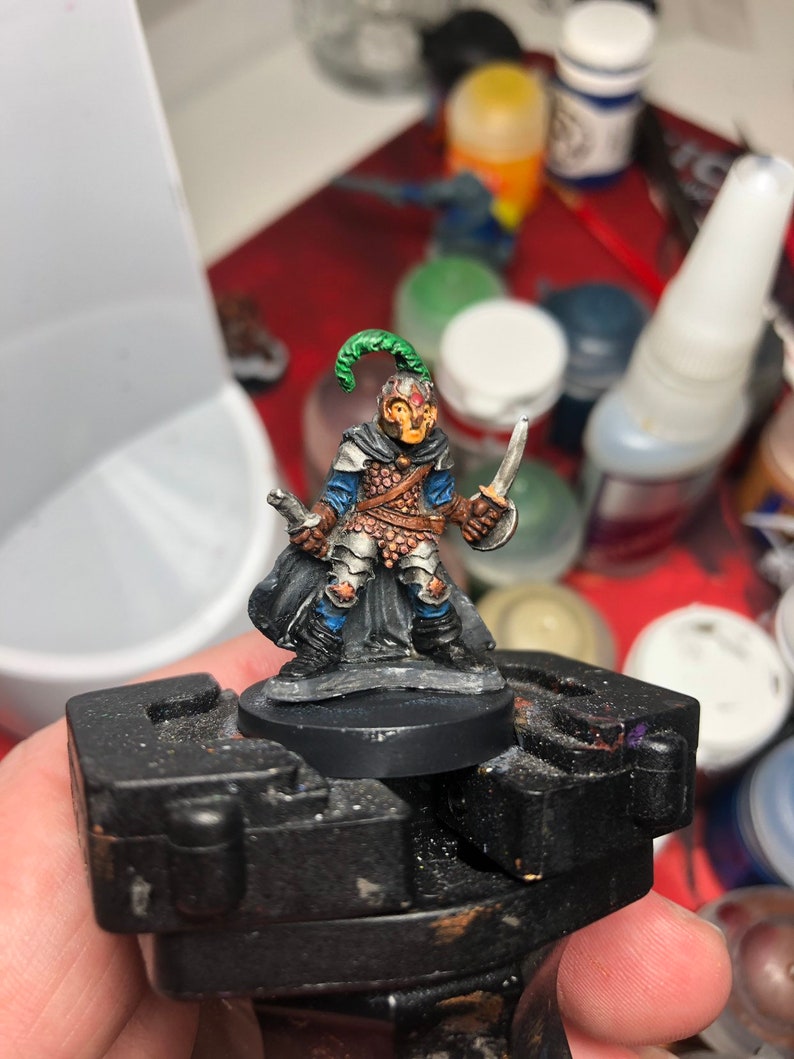 Human Rogue Fighter Painted Miniature