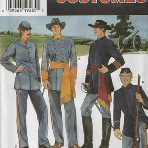 Simplicity 7274 Mens and Teens Civil War Costumes