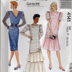 McCalls 4141 Sz 16-20 Dress Pattern - Vintage