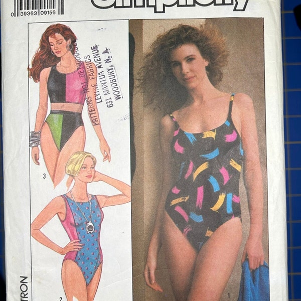 Simplicity Swimsuit Sewing Pattern - 1980's Vintage!