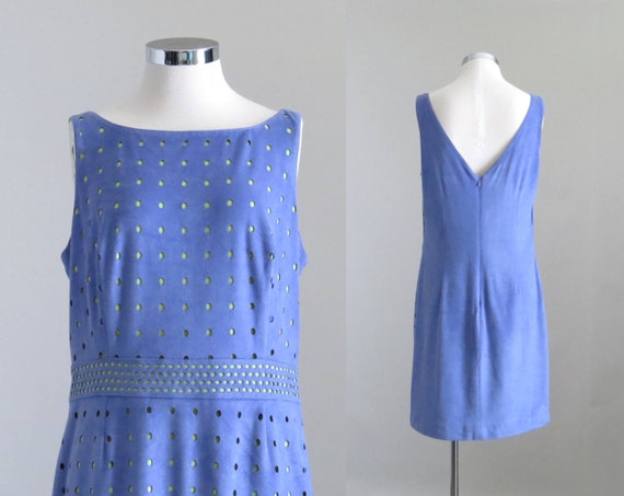 low cut shift dress