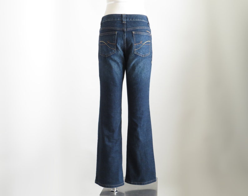 DKNY Jeans Womens Flare Jeans 90s Hip Hugger Jeans Dark | Etsy
