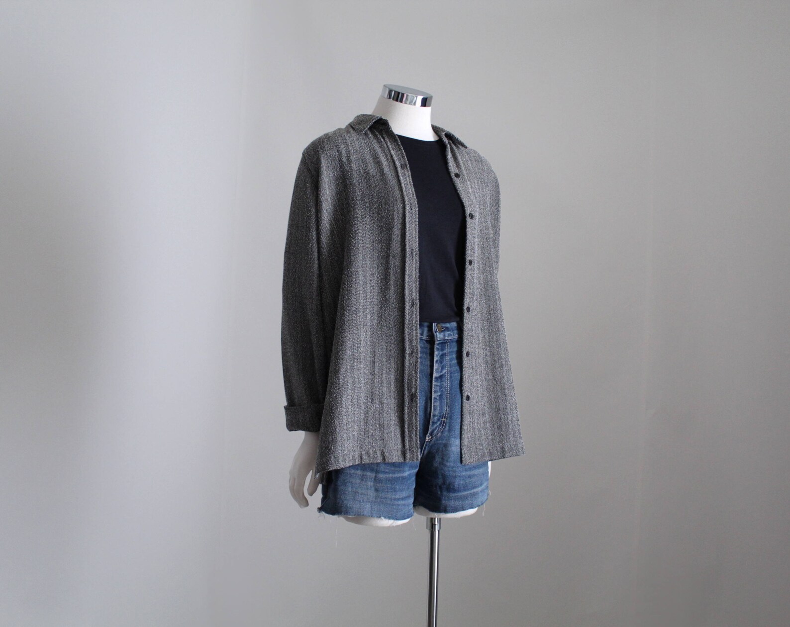 Vintage Chore Jacket Womens Herringbone Jacket Shacket - Etsy