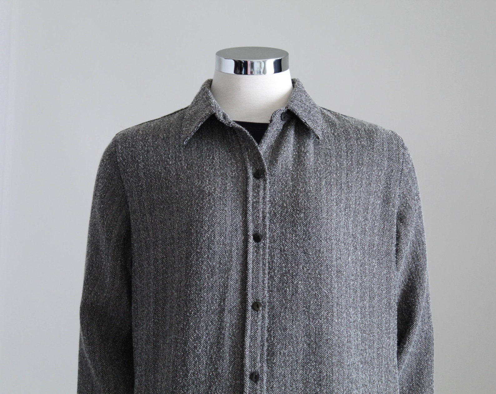 Vintage Chore Jacket Womens Herringbone Jacket Shacket - Etsy