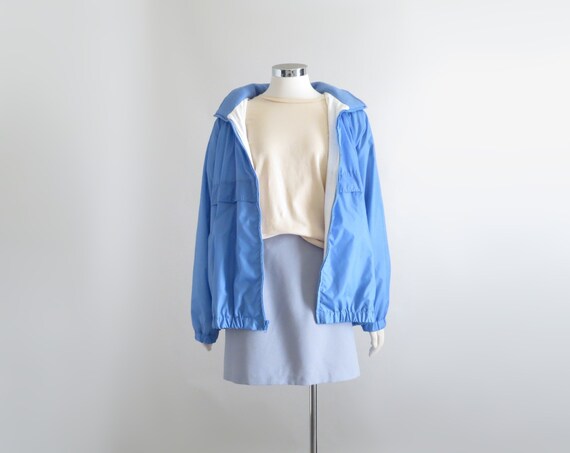 baby blue windbreaker
