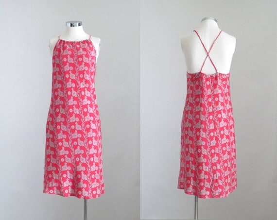 Vintage GAP Dress, Womens 90s Bandana Dress, Apro… - image 1