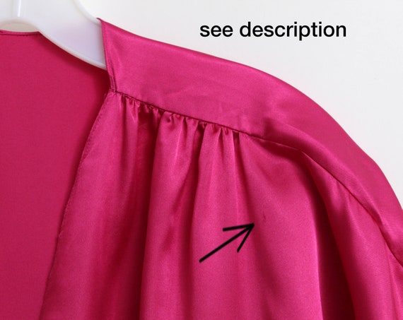 Hot Pink Kimono Robe, Womens Glamour Robe Jacket,… - image 7