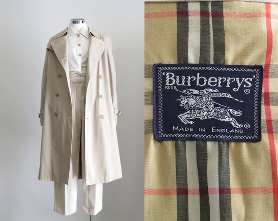 80s burberry trench coat