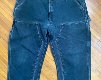 Vintage 1990s Carhartt Double Knee Work Pants Size 29 X 27.5
