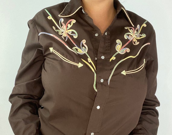 Vintage Cowboy Shirt Rocking K Ranchwear by Kenni… - image 1