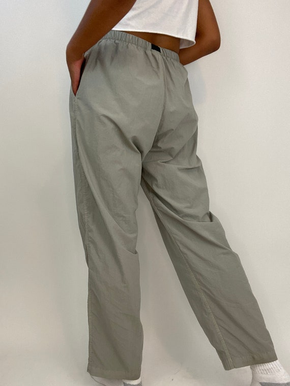 Gramicci Grey Pants vintage 90s Jogger Nylon clim… - image 3