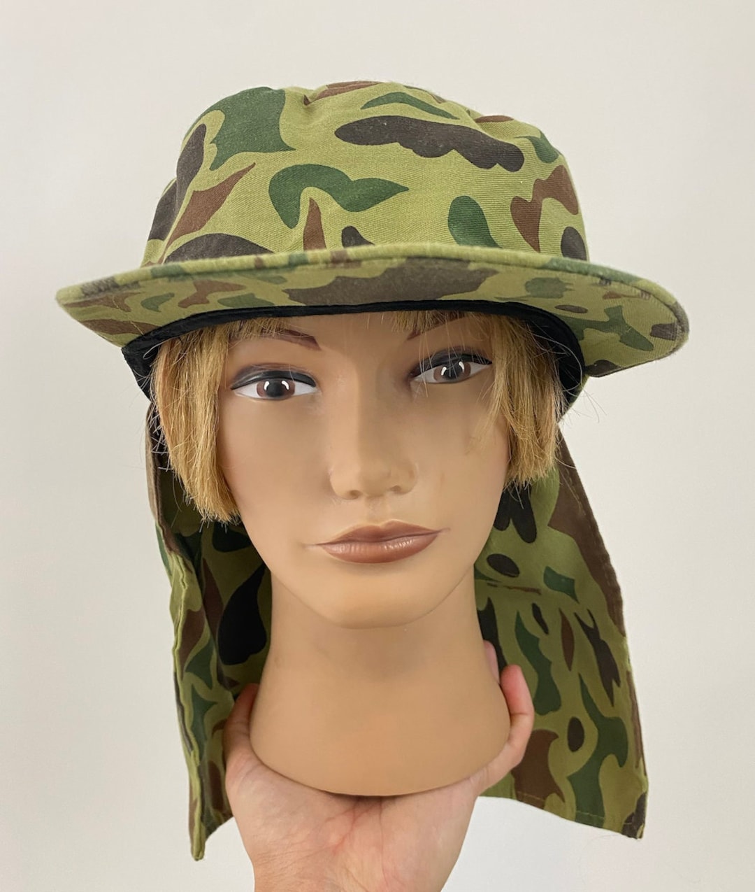 Vintage Camo Duck Hunting Style Hat Etsy