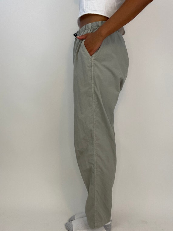 Gramicci Grey Pants vintage 90s Jogger Nylon clim… - image 2