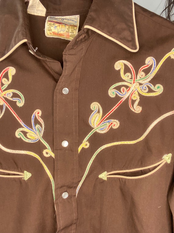 Vintage Cowboy Shirt Rocking K Ranchwear by Kenni… - image 4