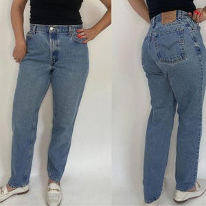 Vintage Levis 550 Relaxed Fit Tapered Leg Classic Blue Denim Jean Pants