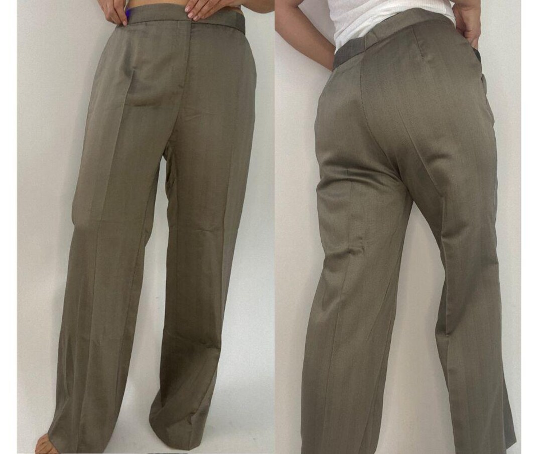 Vintage Georgio Armani Women's Trousers Dress Pants Larger