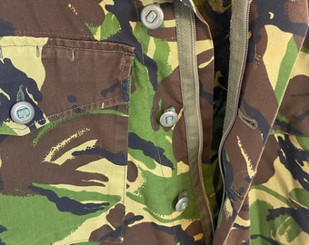 Vintage 90s British Military Smock Jacket / Button up Jacket