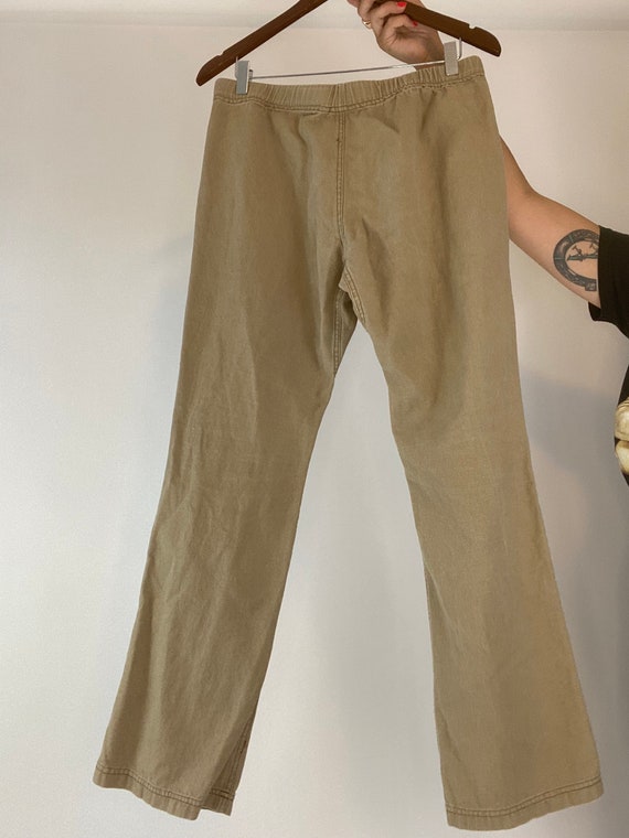 Kavu Belted Y2k Hiking Pants Vintage Tan Cotton/Hemp … Gem