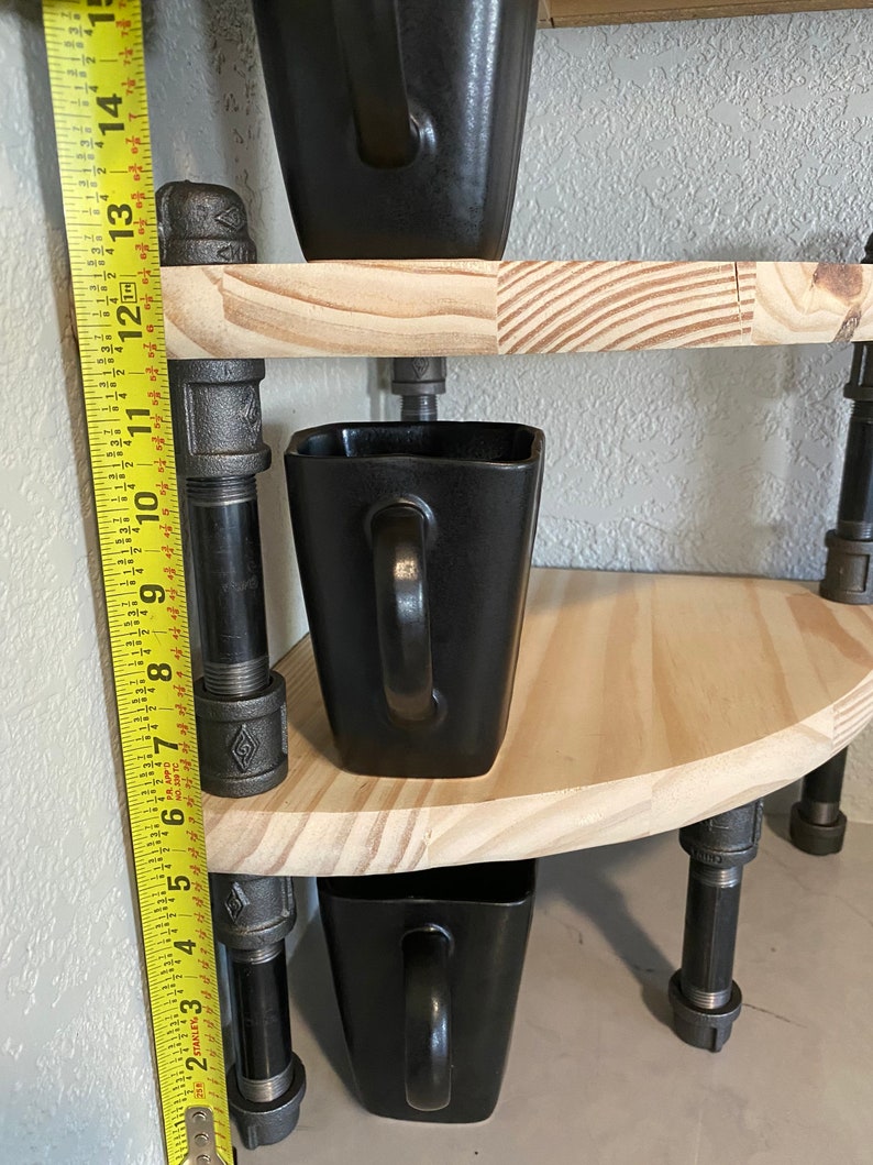 Corner Counter Top Shelf Coffee Bar Organizer Kitchen Etsy