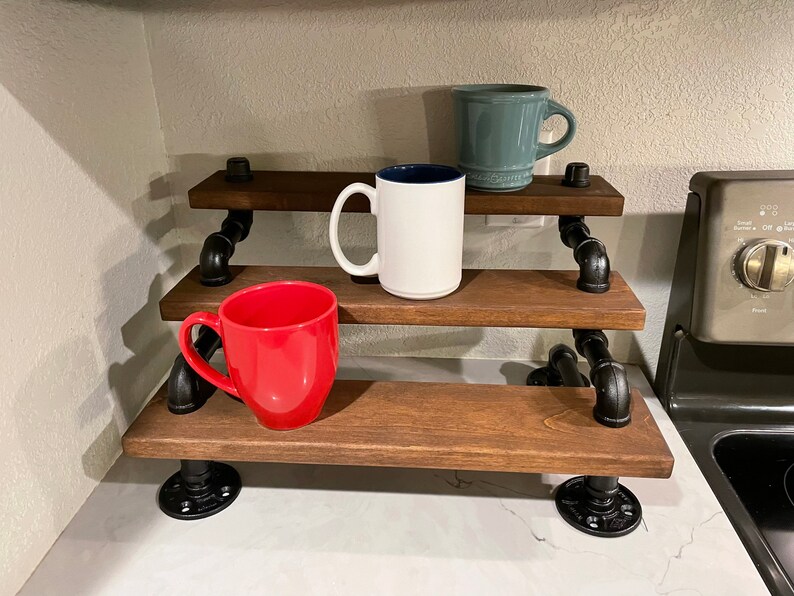 Counter Top Bar Shelf Spice Rack Plant Stand Coffee Etsy
