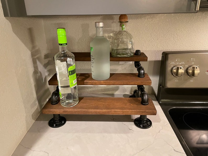 Counter Top Bar Shelf Spice Rack Plant Stand Coffee Etsy