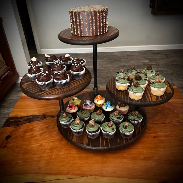 Wedding Cake Stand, Cupcake Display, Dessert Tower, Wedding Dessert Bar, Pastry Stand , Birthday Cake Riser, Anniversary Cupcake Stand