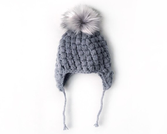 Puff Aviator Beanie Baby Aviator Hat 
