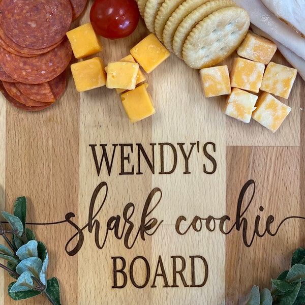 SHARK COOCHIE Board! 17in x 11in, large! Perfect for gifting!