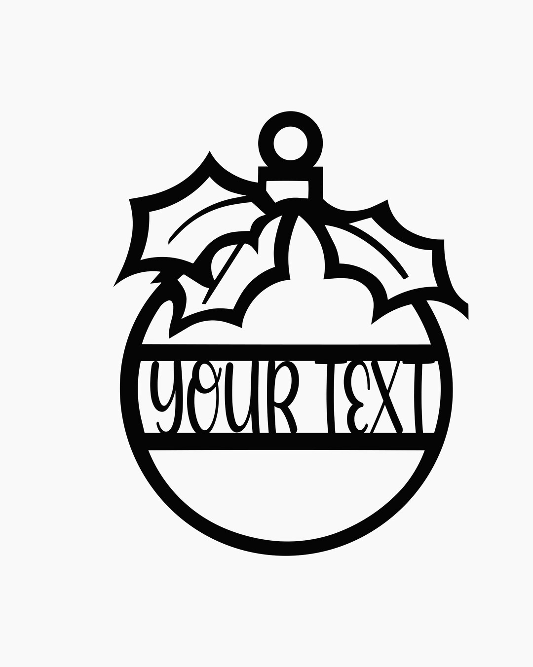 Custom Laser Cut Christmas Ornaments Etsy