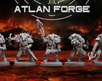 Dragon Knights Ravagers x5 by Atlan Forge