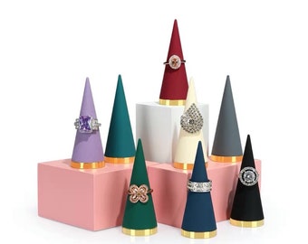 Ring Cone, Metal Ring Display Holder, Ring Display Stand, Ring Organizer, Ring Display Holder