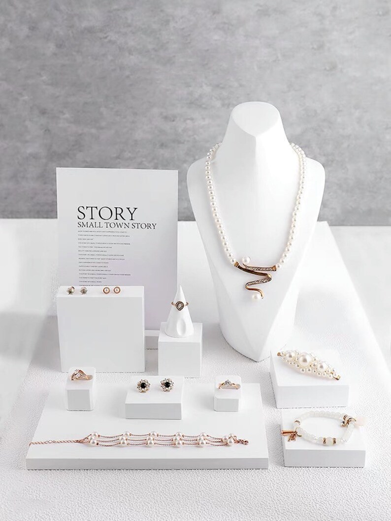 Resin Jewelry Display Set Jewelry Risers and Platforms Etsy