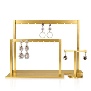 Metal Earring Holder, Earring Stand, Earrings Display Set, Earring Hanger, Gold Earring Display Stand, Earring T-bar, Earring Holder Stand