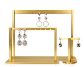 Metal Earring Holder, Earring Stand, Earrings Display Set, Earring Hanger, Gold Earring Display Stand, Earring T-bar, Earring Holder Stand