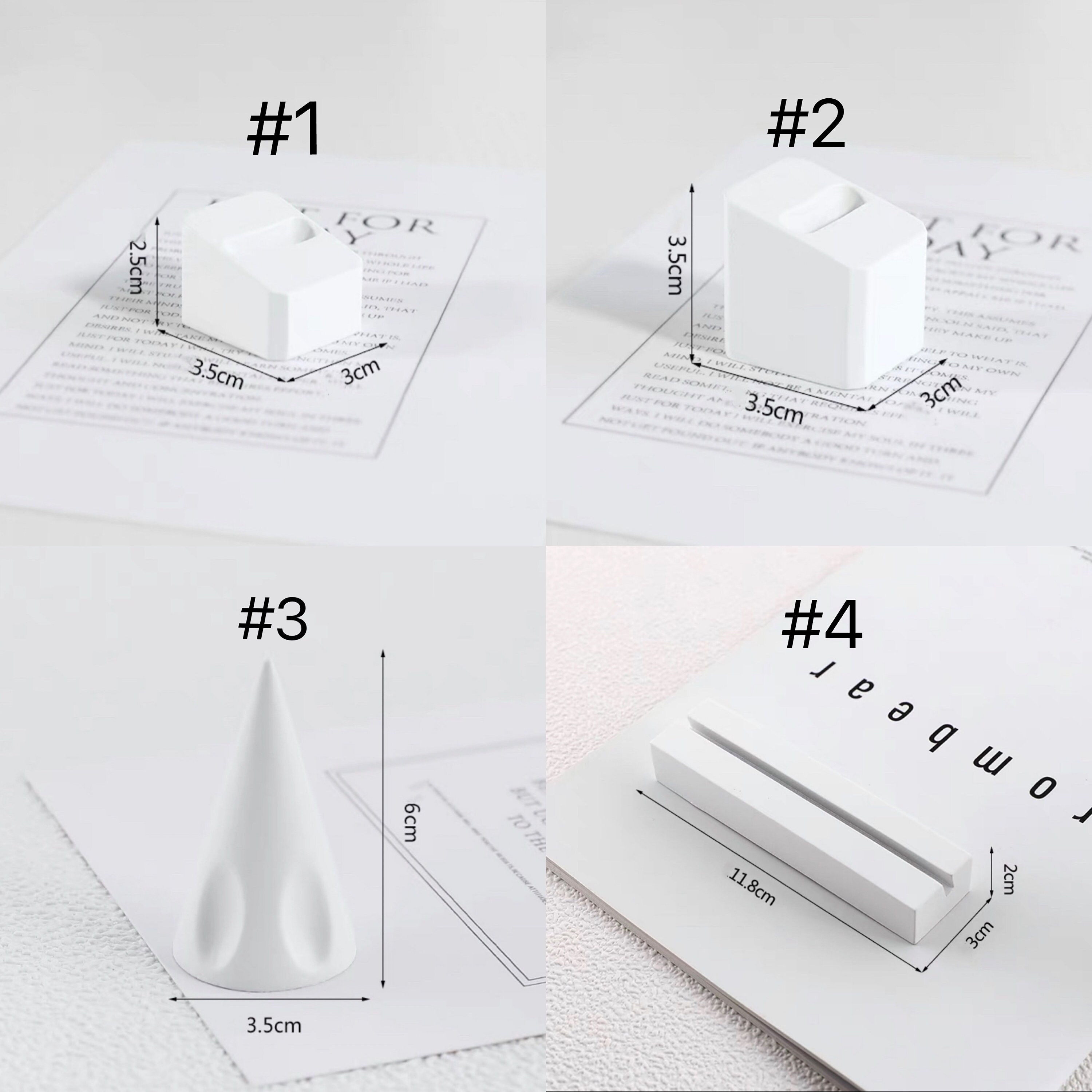 Resin Jewelry Display Set Jewelry Risers and Platforms Etsy