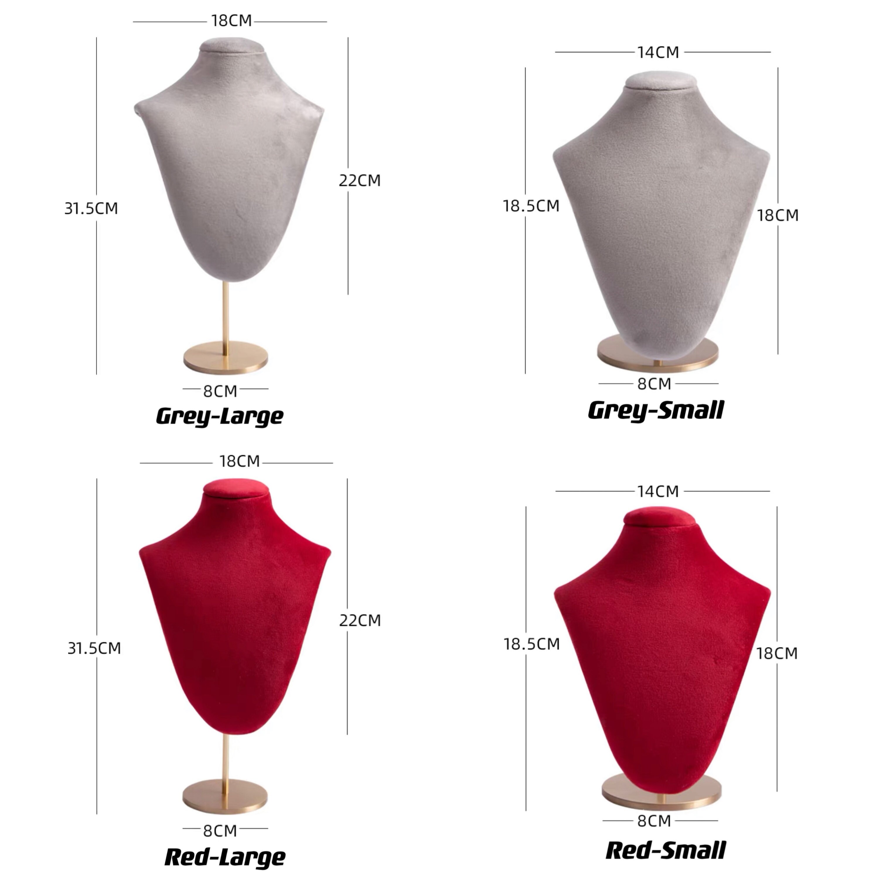 Velvet Red Necklace Display Stand Elegant Jewelry Display For Photoshoots,  Prop273o From Cftde, $15.97