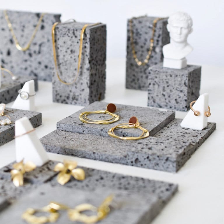 Concrete Ring Holder Ring Display Stands Ring Stand Chemistry