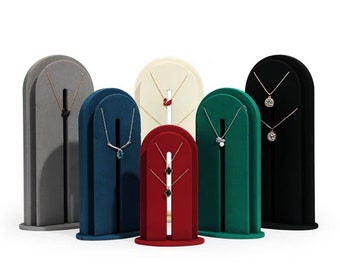 Luxe ketting display stand, boog ketting houder, unieke sieraden display voor kettingen, toon etalage display