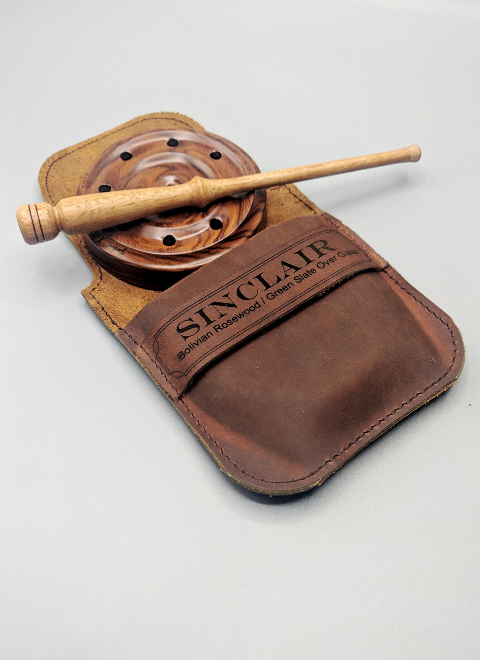 Leather Slate Turkey Call Case Personalized Etsy