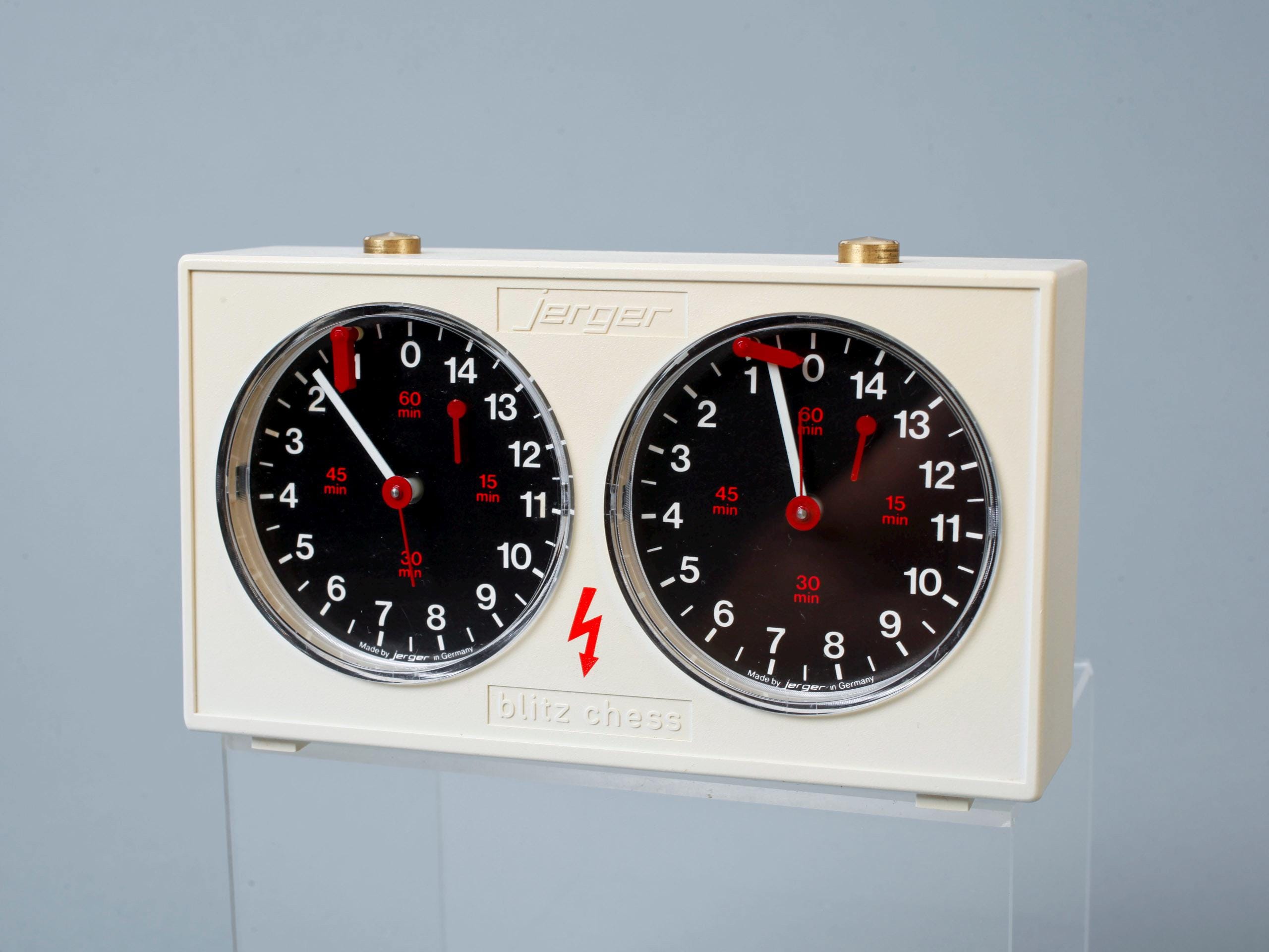 Jerger King Time Chess Clock　(手合い時計) Jerger Chess Clock - Etsy