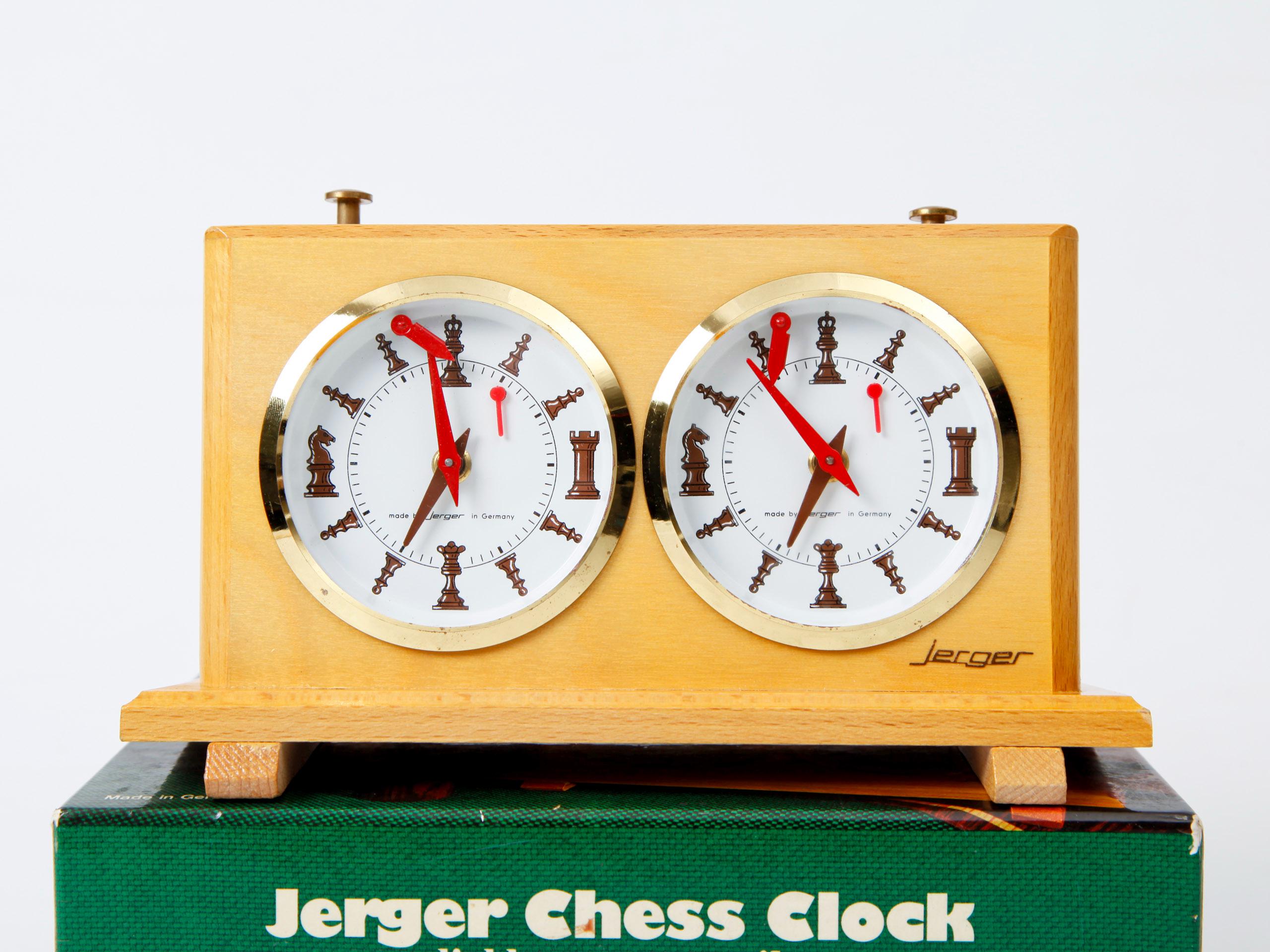 Jerger King Time Chess Clock　(手合い時計) Vintage German Mechanical 