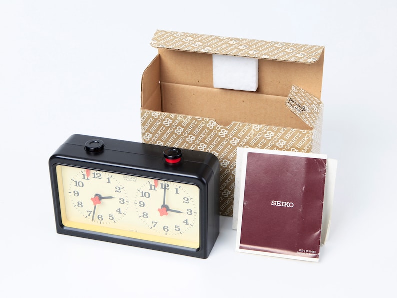 Vintage Seiko Quartz Japanese Chess Clock Official US Chess Etsy