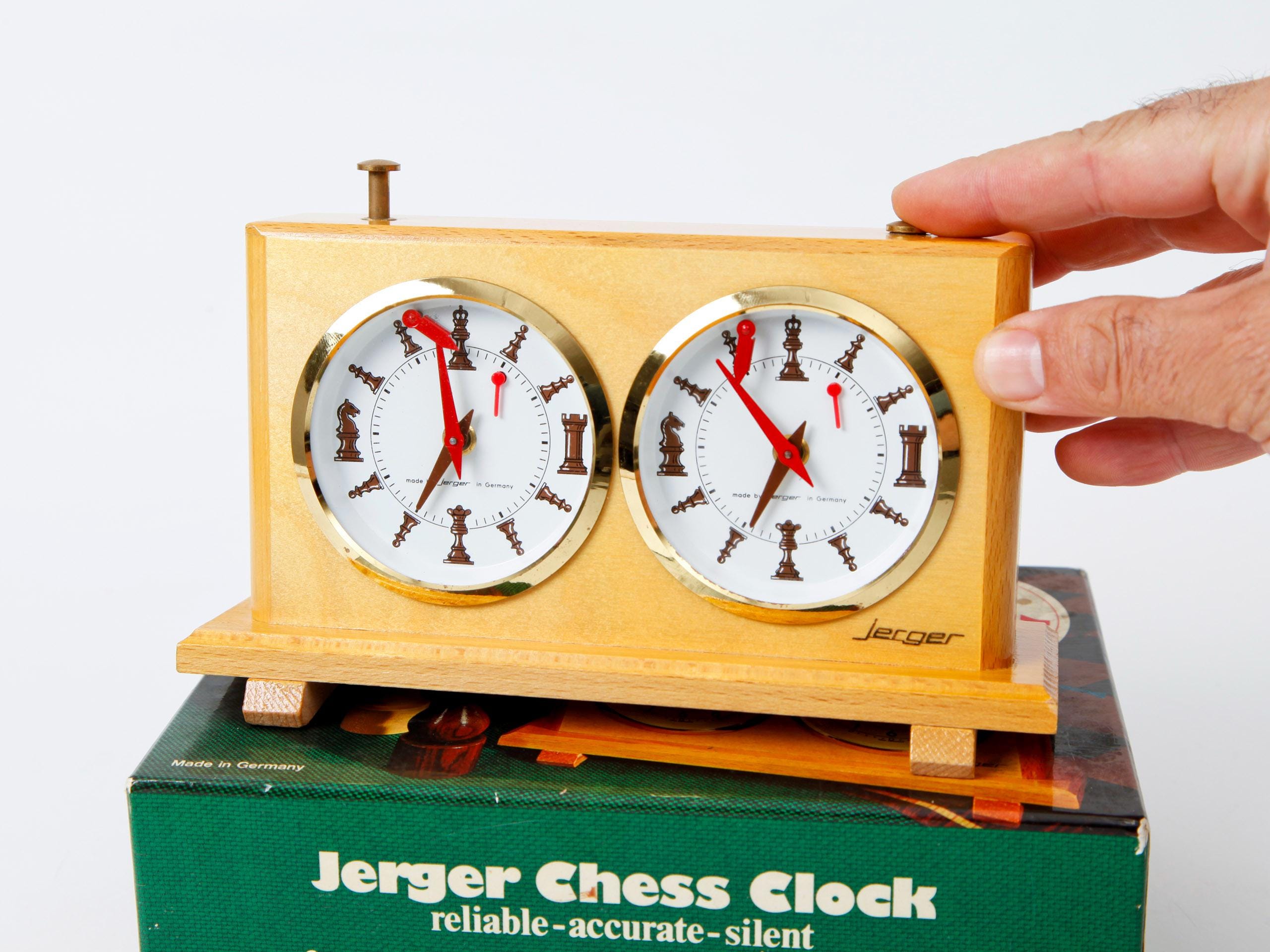 Jerger King Time Chess Clock　(手合い時計) Vintage German Mechanical 