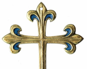 Medieval style BronzeCrucifix  Cross