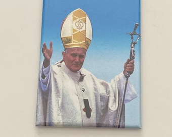 Magnet 6x8cm Pope John Paul II