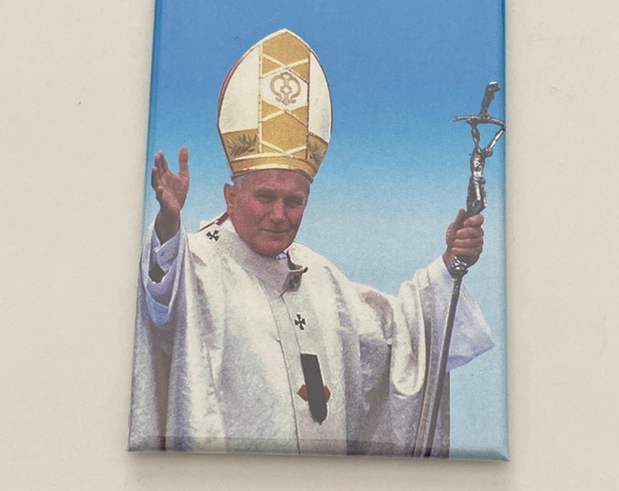 Magnet Magnet 6x8cm of Pope John Paul II