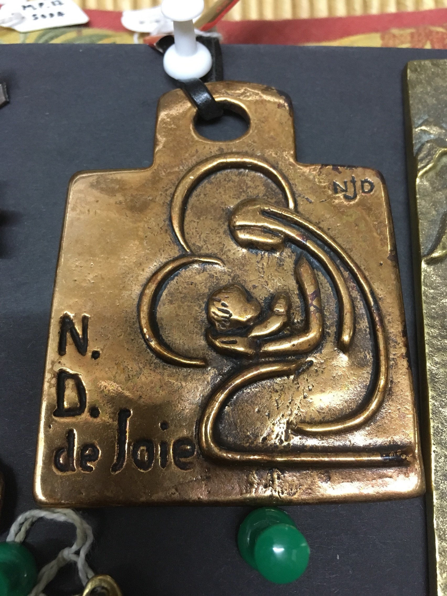 Art Du Bronze Religieux, Notre Dame de La Joie, Vierge à L'enfant