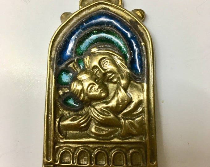 Catholic bronze Art The Virgin and Child